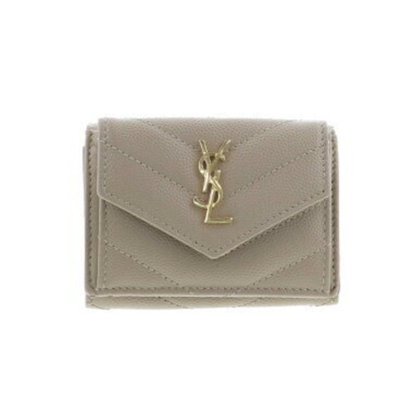Saint Laurent Leather Trifold Tiny Wallet - Picture 1 of 6